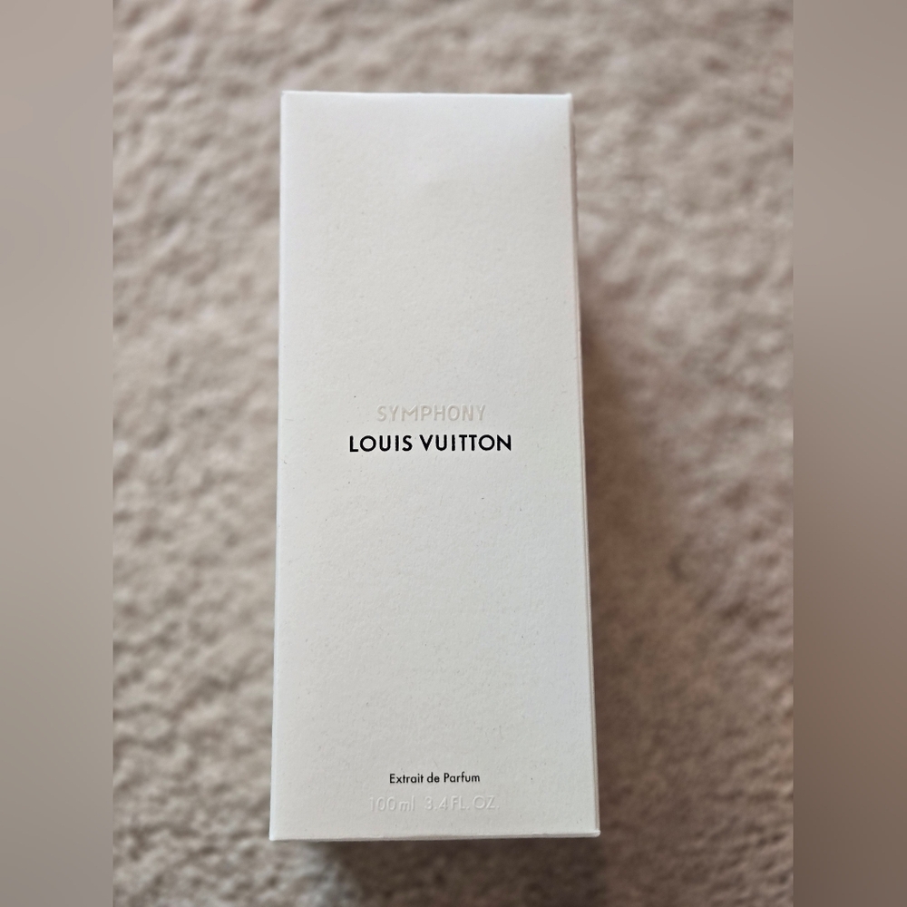 Louis Vuitton Symphony White Perfume Box Minimalist Design